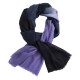 Shaded pashmina shawl in navy and lavender