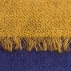 Shaded pashmina shawl in navy and golden
