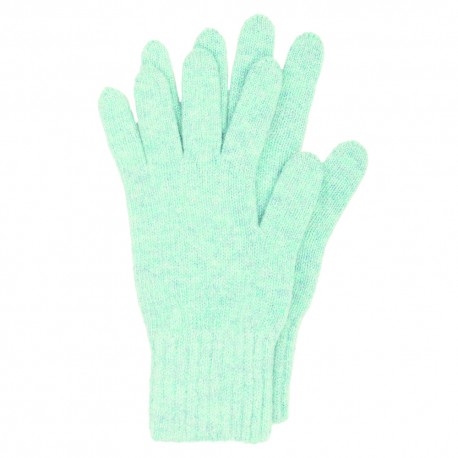 Light blue knitted gloves made from lambswool Light blue knitted gloves made from lambswool