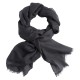 Anthracite pashmina shawl in 2 ply twill