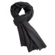 Purple cashmere scarf in twill weave
