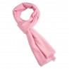 Light pink cashmere scarf in twill weave