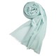 Dark green pashmina shawl in cashmere and silk