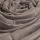 Mouse grey pashmina shawl in cashmere/silk