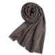 Dark green pashmina shawl in cashmere and silk