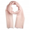 Small cashmere scarf in soft pink