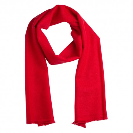 Small cashmere scarf in dark red