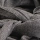 Cashmere scarf in natural dark grey melange