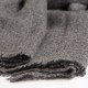 Cashmere scarf in natural dark grey melange