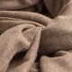 Cashmere scarf in natural brown melange