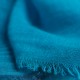Checkered cashmere shawl petrol/navy
