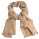 Sand coloured pashmina stole in diamond weave