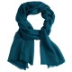 Petrol green pashmina stole in diamond weave