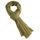 Olive green cashmere scarf