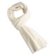 White scarf in pure cashmere