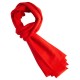 Cinnabar red cashmere scarf