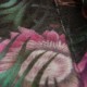 Cashmere shawl with jungle and leopard pattern