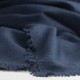 Navy shawl in handwoven cashmere
