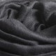 Black giant shawl in cashmere 200 x 140 cm