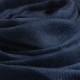 Navy giant shawl in cashmere 200 x 140 cm