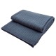 Dove blue blanket in pure cashmere