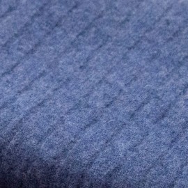 Dark blue blanket in pure cashmere