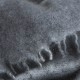 Grey square cashmere scarf