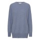 Dove blue oversize cashmere sweater
