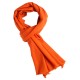 Rust orange cashmere scarf