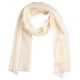 Small cashmere scarf in off white
