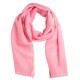 Small light pink cashmere scarf