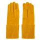 Curry coloured cashmere gloves
