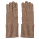 Taupe grey cashmere gloves