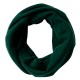 Bottle green neck warmer in cashmere