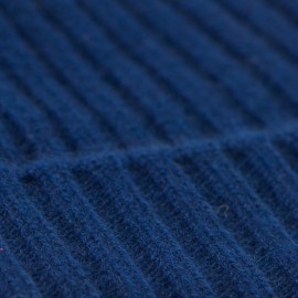 Dark blue cashmere beanie