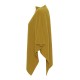 Curry coloured cashmere poncho