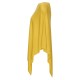 Curry yellow silk/cashmere poncho