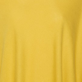 Curry yellow silk/cashmere poncho