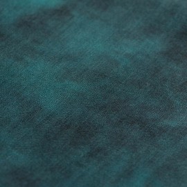 Cashmere scarf in petrol blue spray pattern