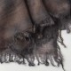 Cashmere shawl in gray spray pattern