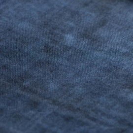 Cashmere scarf in blue spray pattern