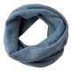 Dove blue neck warmer in cashmere knit