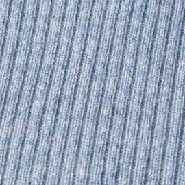 Dove blue coloured cashmere poncho