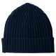 Navy blue cashmere beanie