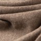 Triangular cashmere scarf in taupe