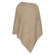 Sand colored cashmere poncho
