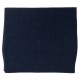 Navy blue neck warmer in cashmere