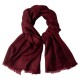 Maroon jacquard woven cashmere shawl