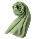 Sage green pashmina shawl in cashmere and silk