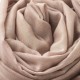 Beige pashmina shawl in cashmere and silk